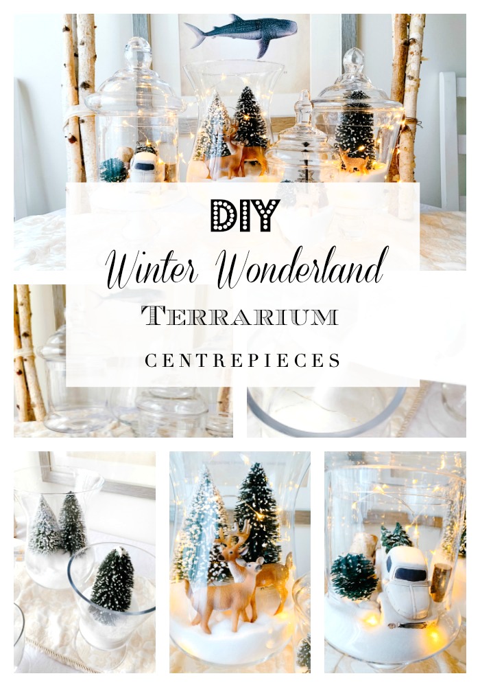 WINTER WONDERLAND TERRARIUM&nbsp;CENTREPIECES