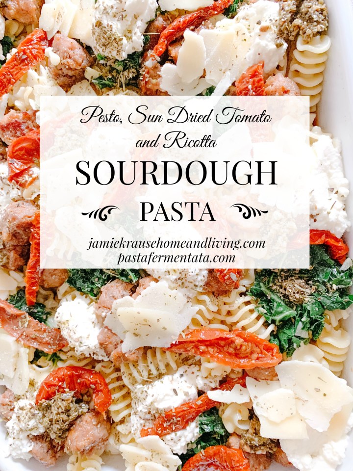 PESTO, SUN DRIED TOMATO & RICOTTA SOURDOUGH&nbsp;PASTA