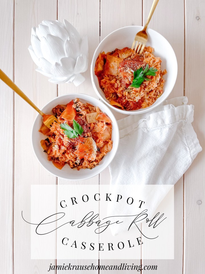 CROCKPOT CABBAGE ROLL&nbsp;CASSEROLE
