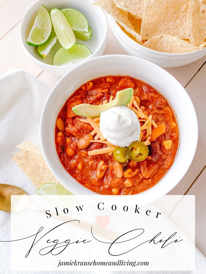 SLOW COOKER VEGGIE&nbsp;CHILI