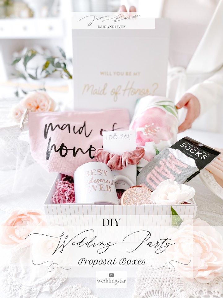 DIY WEDDING PARTY PROPOSAL&nbsp;BOXES