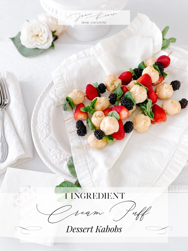 CREAM PUFF DESSERT&nbsp;KABOBS