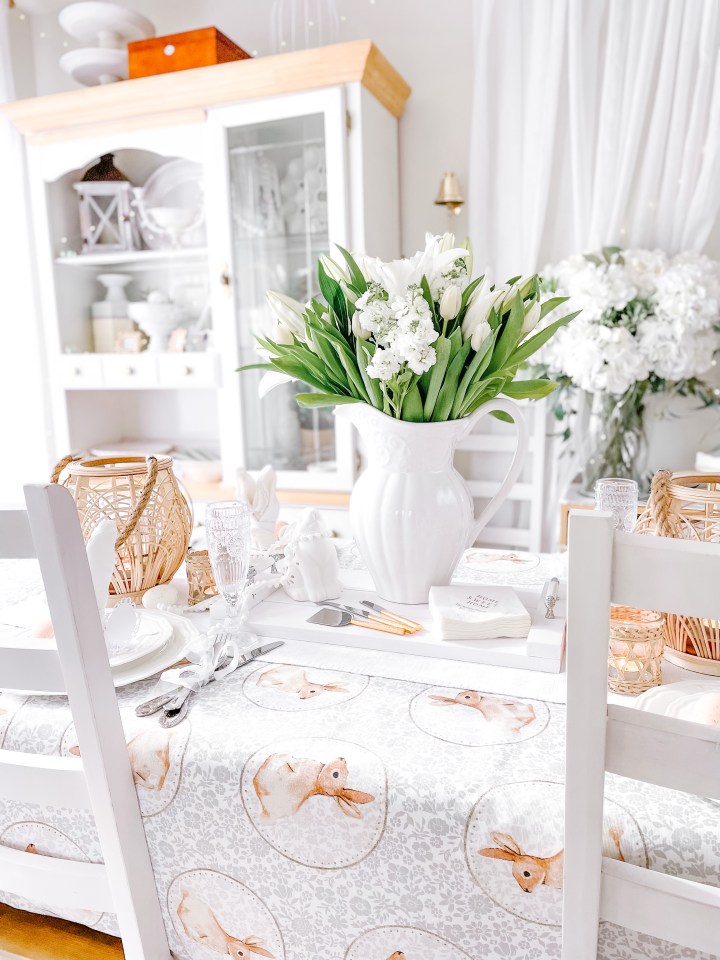 EASTER TABLESCAPE WITH&nbsp;WEDDINGSTAR