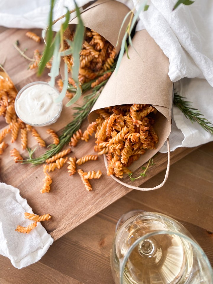 KASLO SOURDOUGH PASTA CHIPS (WITH CREAMY RANCH&nbsp;DIP)